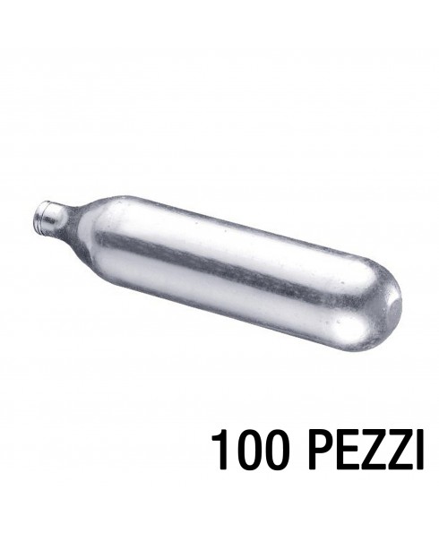 100 Pezzi Bombolette CO2 Bomboletta per Softair GAS Ricarica Pistola 12 Grammi