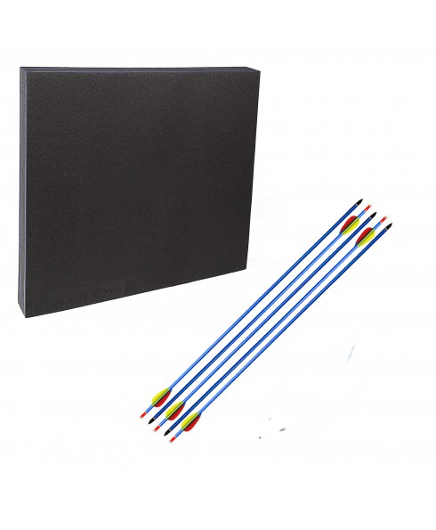 Kit Paglione Battifreccia sintetico Booster 5 Frecce alluminio blu 30 pollici