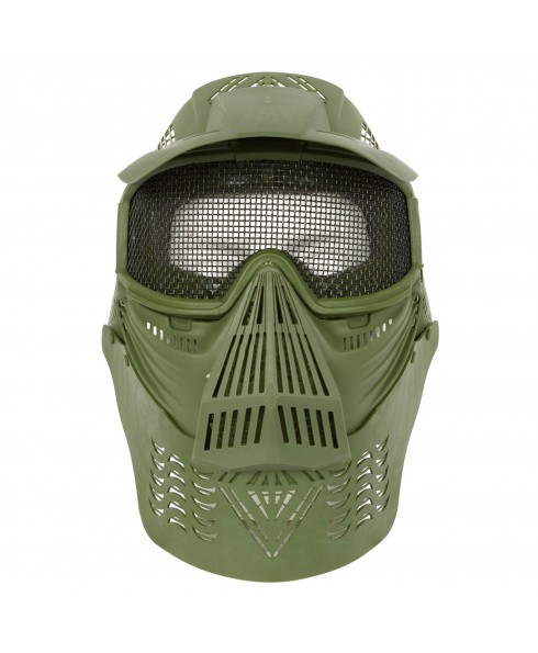 Maschera Copriviso Protettivo da Soft Air di Protezione Verde