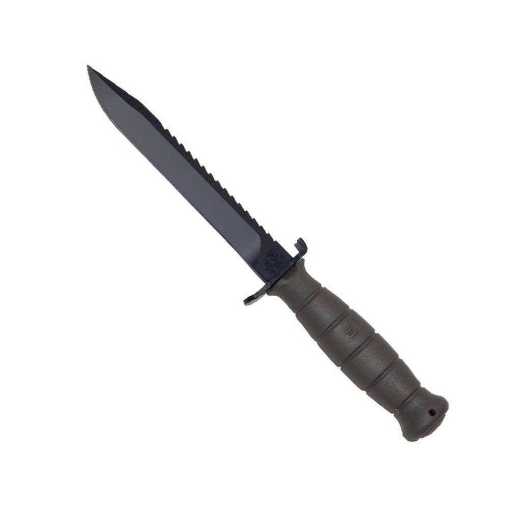 Coltello Glock FM 81 B Nero Lama Acciaio 440 da Collezione 55-57 HRC Lama 16 cm