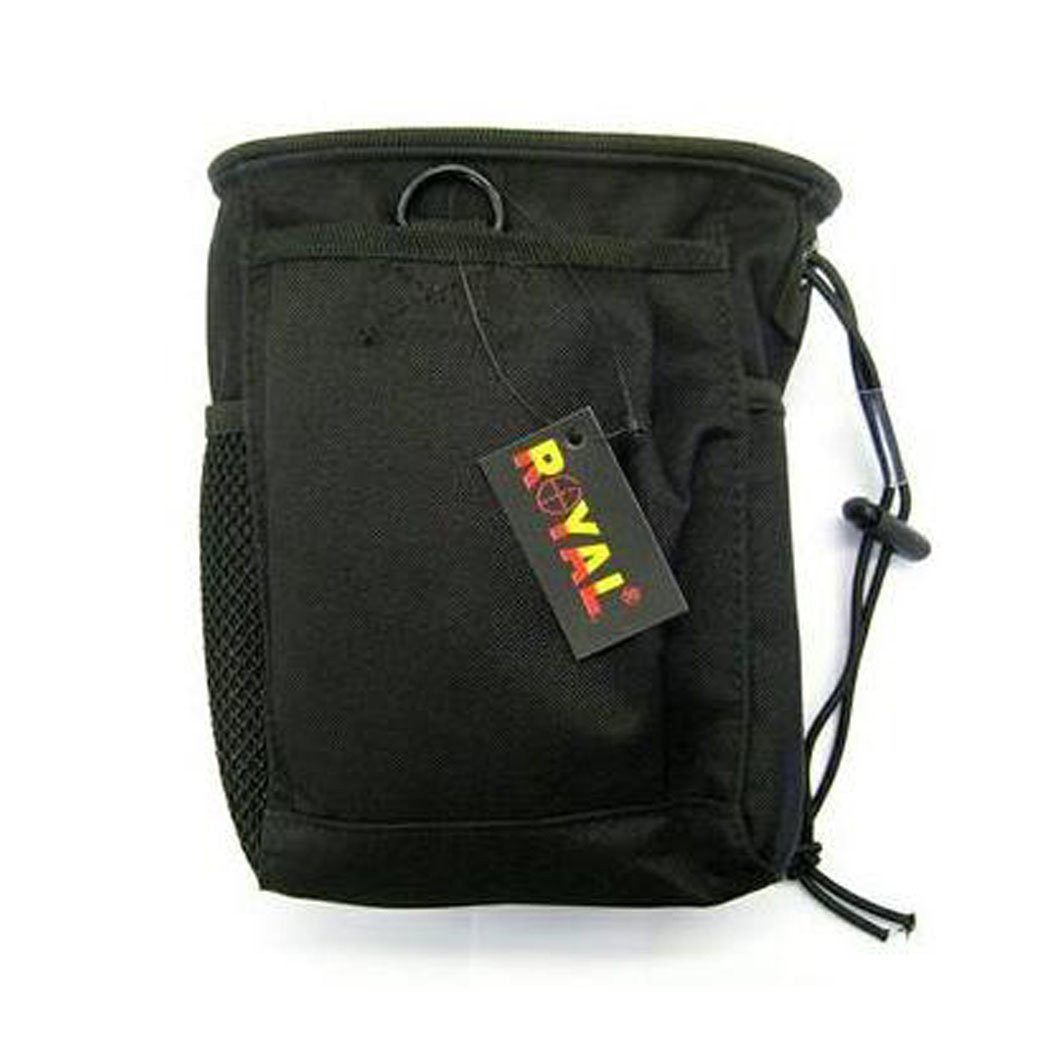 Tasca Sacco Borsa Portatutto Softair Sport Caccia in Cordura Nero Resistente