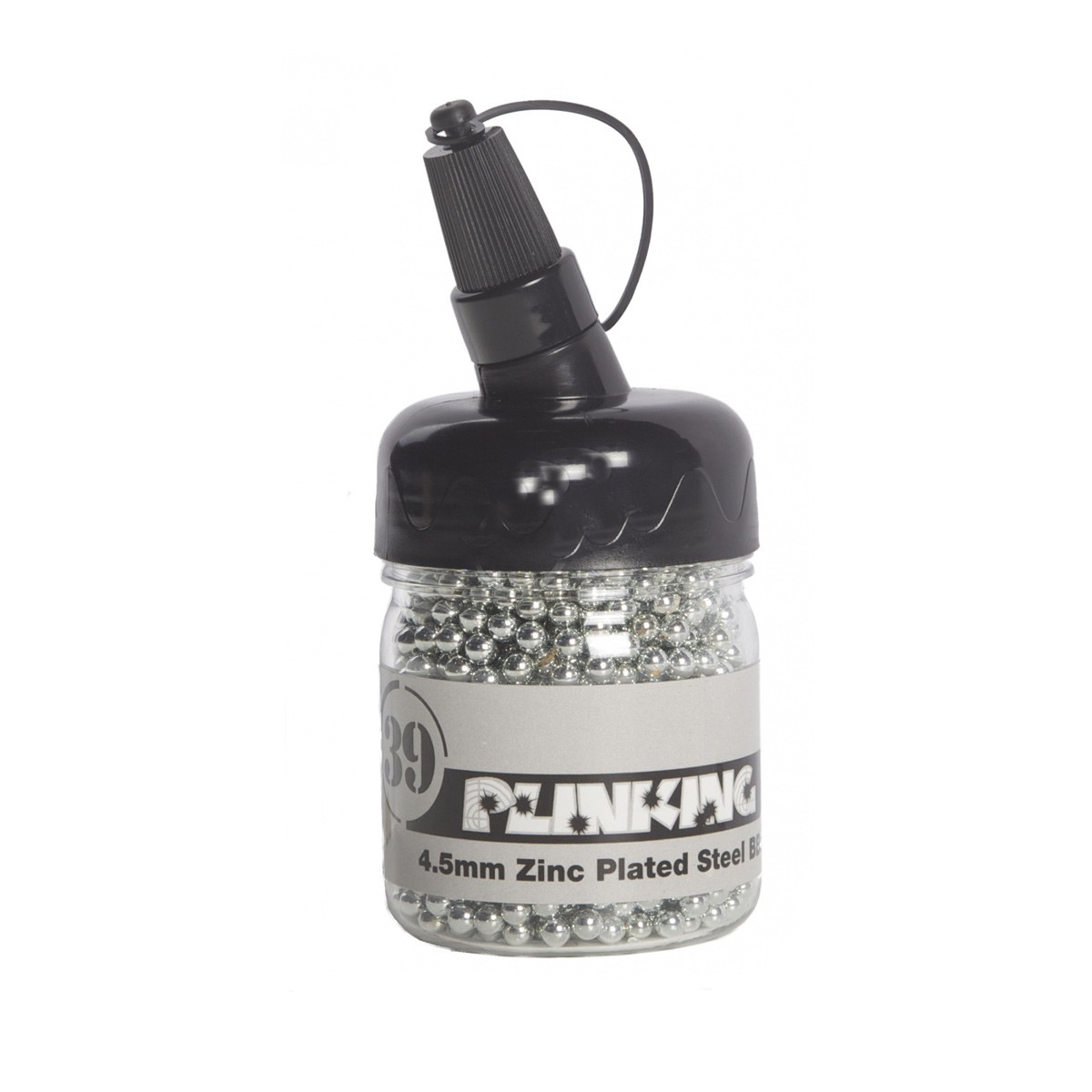 Pallini Piombini Metallo Softair Sport 4.5 mm 1500 Pezzi Acciaio Zincato Lucide