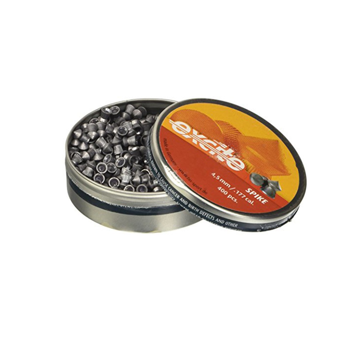 400 Pallini Munizioni Softair per Armi Aria Compressa Excite Spike 4,5mm 177 Cal